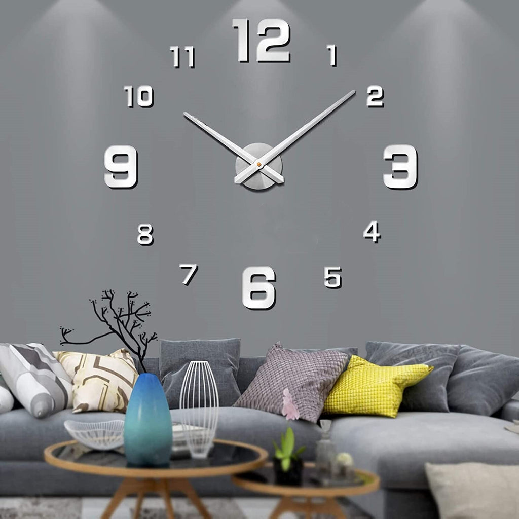 3D Wall Decal Decorative Clock