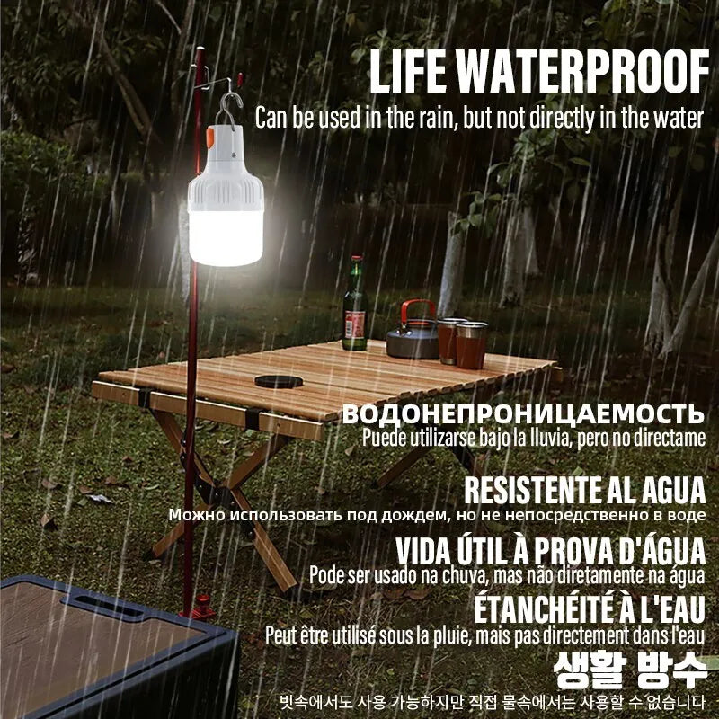 Outdoor USB Rechargeable LED Lamp