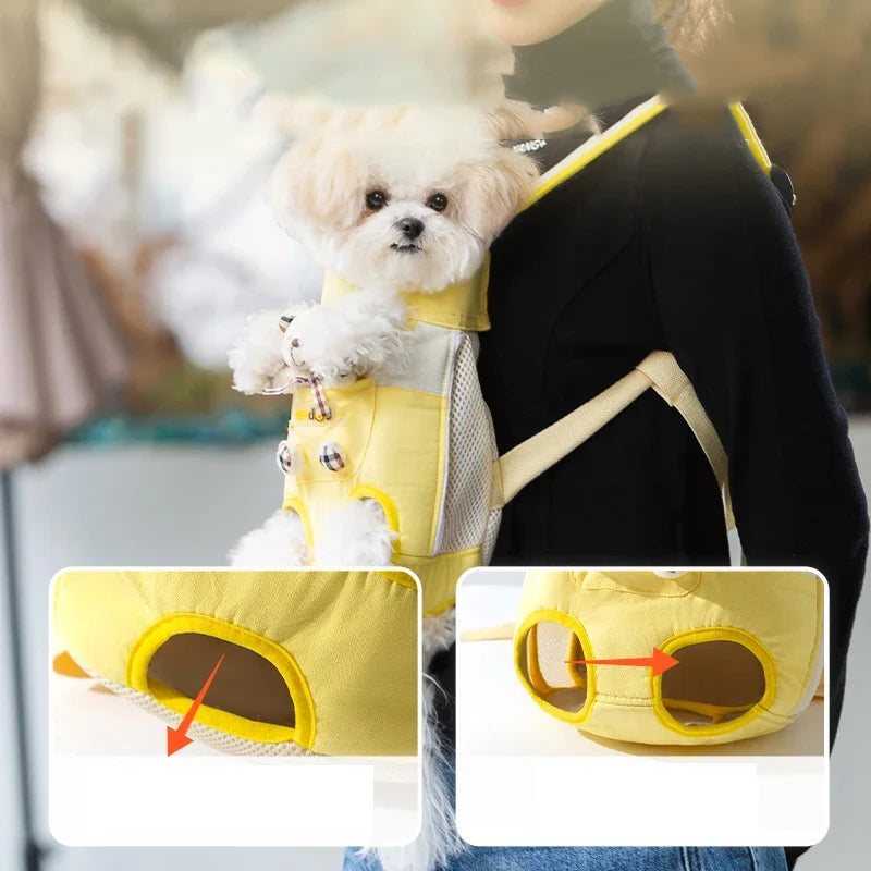 Hands-Free Chest Carrier for Pets 🐶