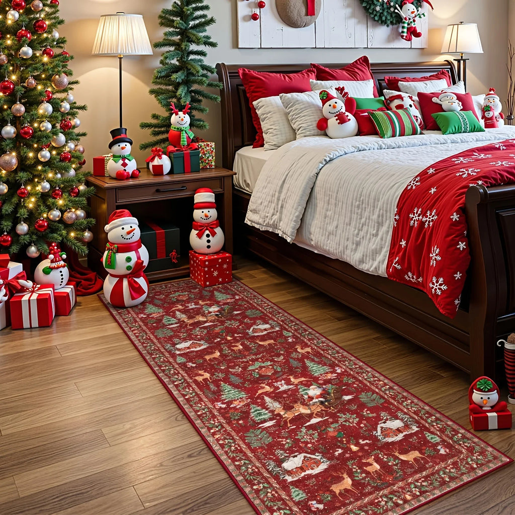 SantaStep – Cozy Christmas Tree Carpet Runner 🎄