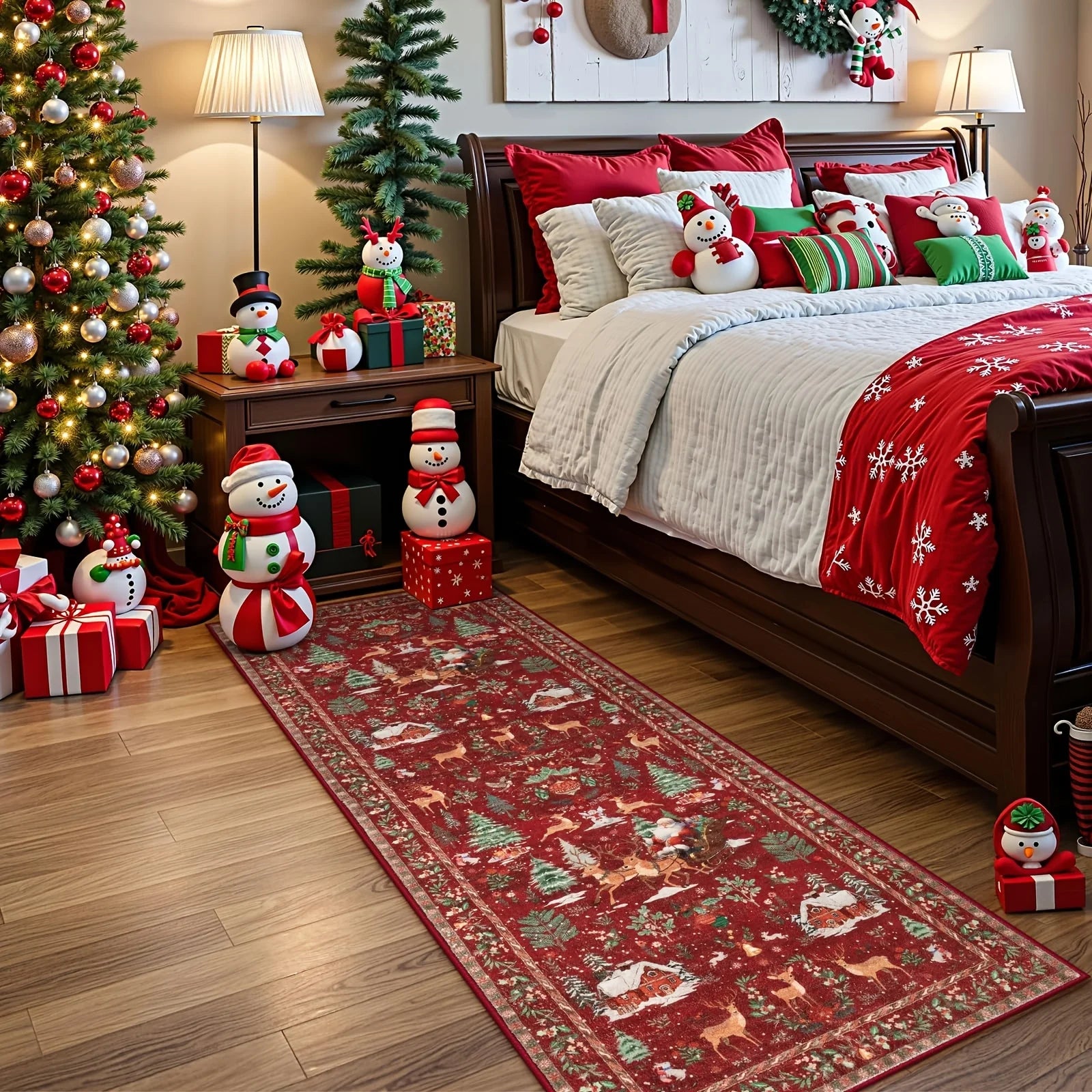 SantaStep – Cozy Christmas Tree Carpet Runner 🎄