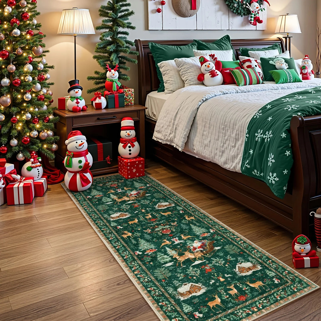 SantaStep – Cozy Christmas Tree Carpet Runner 🎄