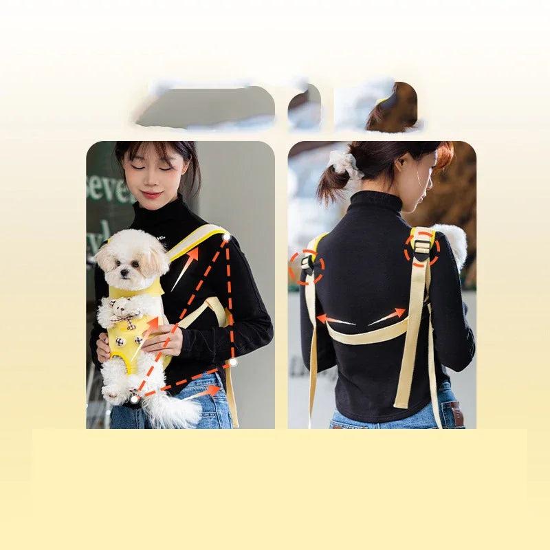 Hands-Free Chest Carrier for Pets 🐶